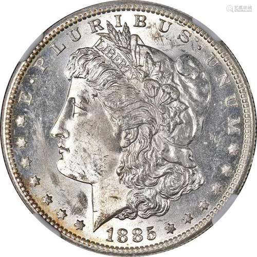 1885-S Morgan Silver Dollar NGC MS61