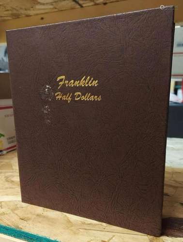 DANSCO ALBUM 7165 FRANKLIN HALF DOLLARS - USED - NO COINS AL...