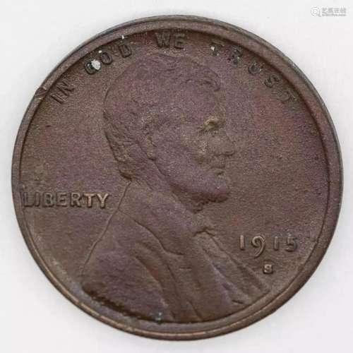 1915 S LINCOLN WHEAT CENT PENNY 1C XF EXTRA FINE DETAILS (33...