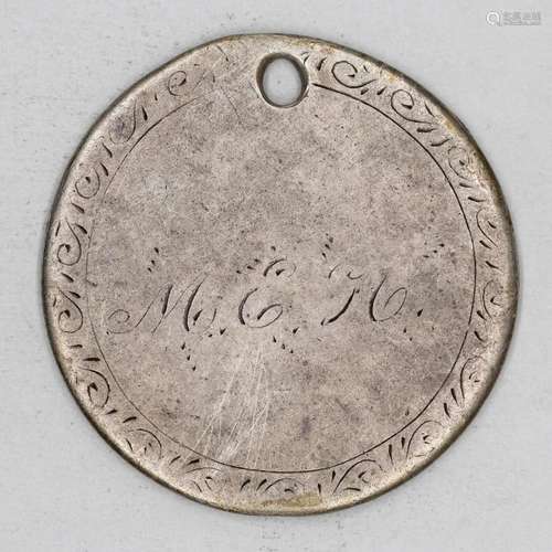 SEATED LIBERTY QUARTER 25C LOVE TOKEN "MERG"?? HEA...