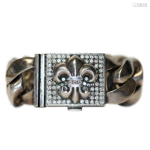 Chrome Hearts Diamond Bracelet 3.00TDW 496.8gr