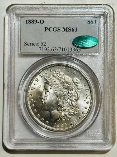 1889 O Morgan Silver Dollar PCGS MS-63 CAC