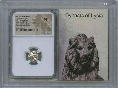 Dynasts Lycia c390-375 BC Trbbenimi Third Stater Greek NGC V...