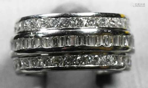 Platinum Diamond Wedding Band 2.50tcw 13.2g Round Brilliant ...