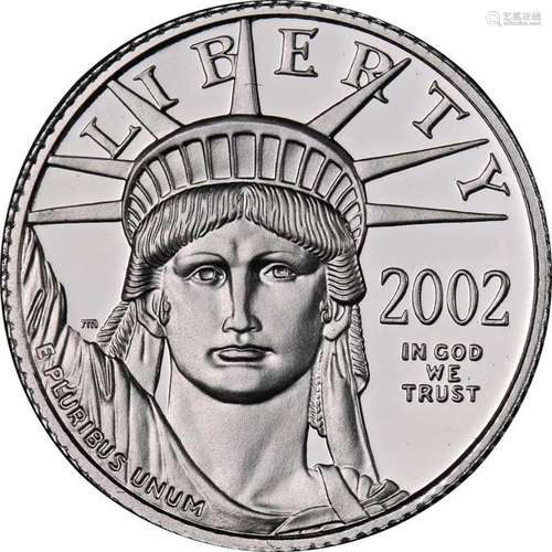 2002-W Platinum American Eagle $10 Proof Bullion Coin - OGP ...