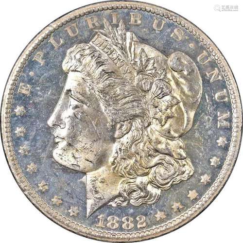 1882-CC Morgan Silver Dollar GSA Hoard NGC MS62 DPL