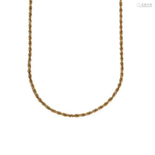 14K Yellow Gold Rope Chain 21.7gr