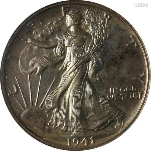 1941-P Walking Liberty Half Proof NGC PF64