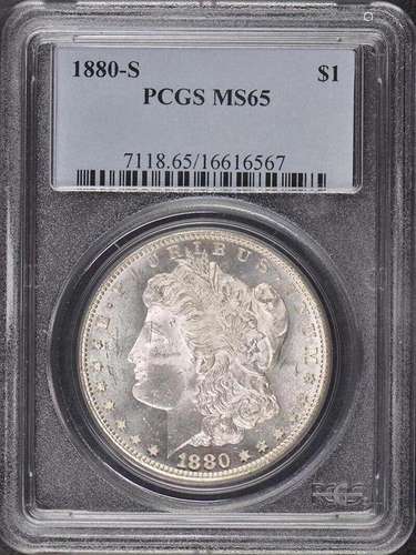 1880-S $1 Morgan Dollar PCGS MS65