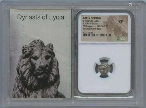 Dynasts of Lycia c390-360 Mithrapata AR Sixth Stater Greek N...