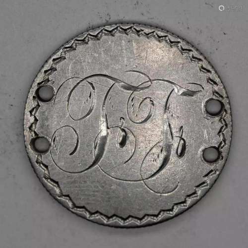 1878 SEATED LIBERTY DIME 10C SILVER - LOVE TOKEN "FF&qu...