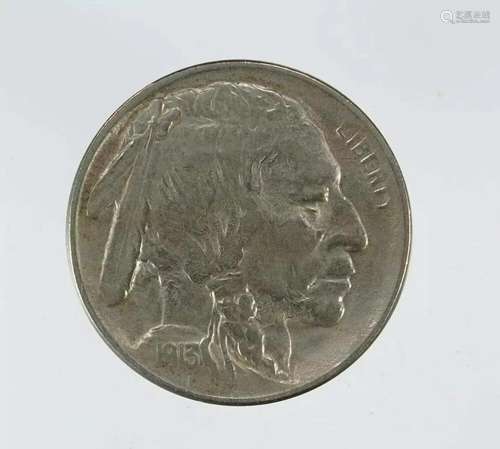 1913 BUFFALO NICKEL 5C TYPE 1 CHOICE BU BRILLIANT UNCIRCULAT...