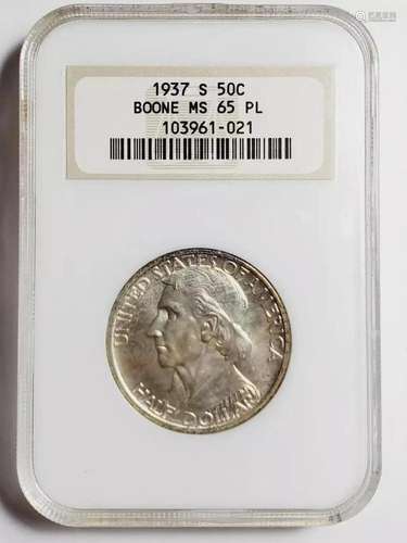 1937 S NGC MS-65 PL BOONE