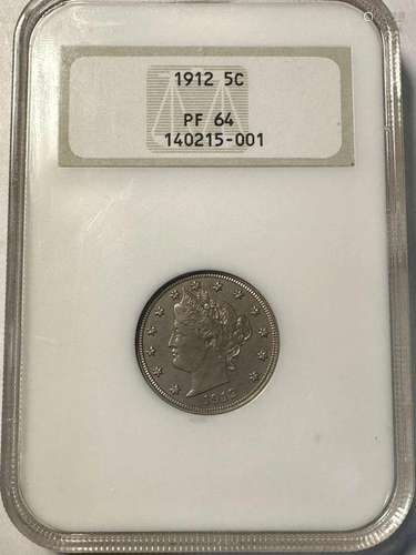 1912 P Liberty Head Nickel NGC PF-64