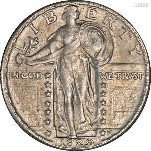 1929-P Standing Liberty Quarter Choice BU++ Superb Eye Appea...