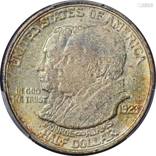 1923-S Monroe Commem Half Dollar PCGS MS64 Nice Eye Appeal N...