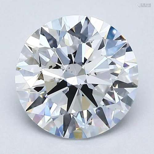 Loose Diamond - Round 2.01 CT SI1 EX D