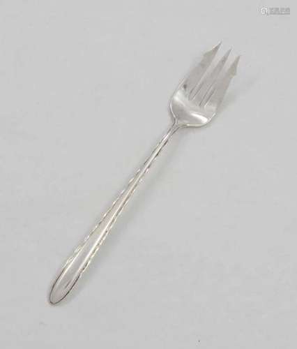 Silver Flutes by Towle Sterling Silver Pickle Fork 3-tine 5 ...