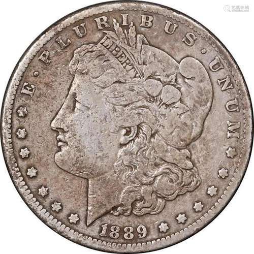 1889-CC Morgan Silver Dollar Nice F Key Date Nice Eye Appeal...