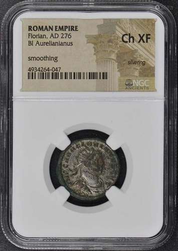 Florian AD 276 ROMAN EMPIRE BI Aurelianianus NGC XF45