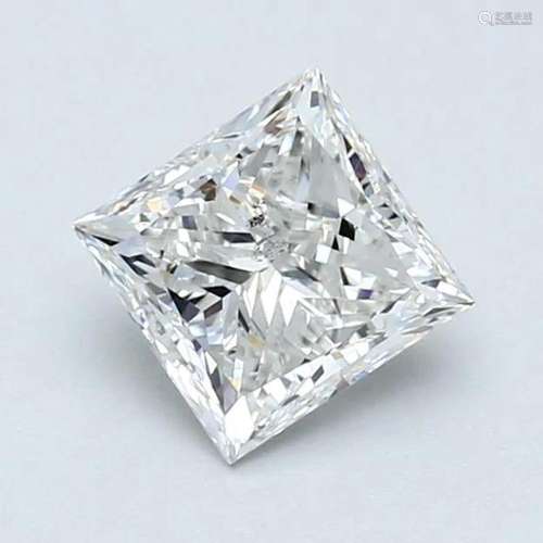 Loose Diamond - PRINCESS 1.01 CT SI1 VG F