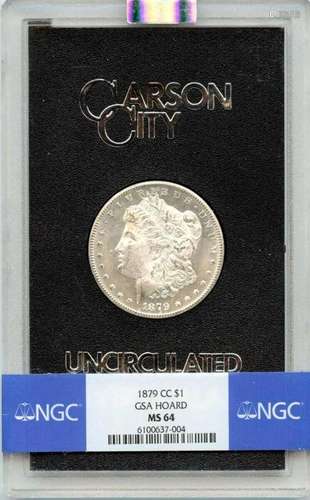 1879-CC Morgan Dollar GSA HOARD S$1 NGC MS64