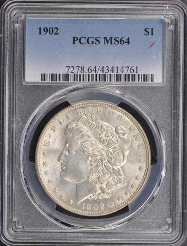 1902 $1 Morgan Dollar PCGS MS64