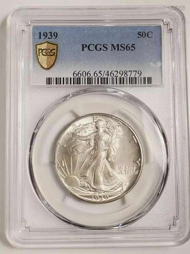 1939 P Walking Liberty Half Dollar PCGS MS-65 (PQ+)