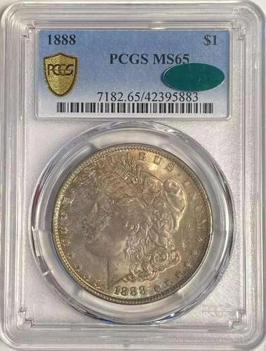 1888 P Morgan Dollar PCGS MS-65 CAC