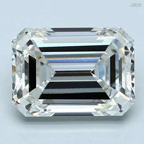 Loose Diamond - EMERALD 3.08 CT VVS2 EX G