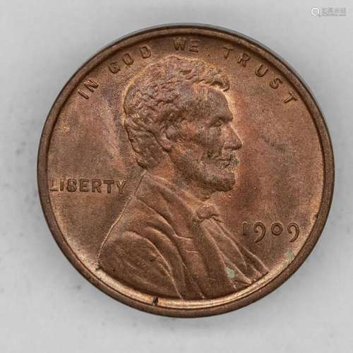 1909 LINCOLIN WHEAT CENT PENNY 1C UNCIRCULATED DETAILS (2943...