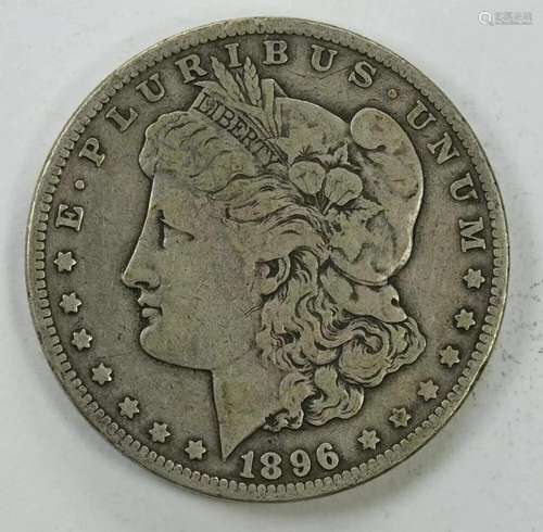 1896 O MORGAN SILVER DOLLAR $1 VF VERY FINE (6031)