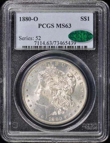 1880-O $1 Morgan Dollar PCGS MS63 (CAC)