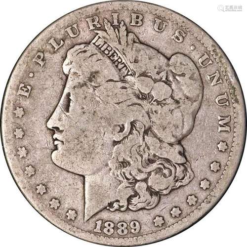 1889-CC Morgan Silver Dollar Nice VG Key Date