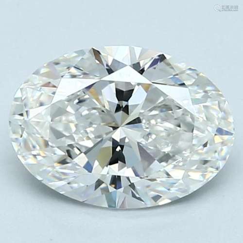 Loose Diamond - OVAL 2.2 CT VVS2 EX F