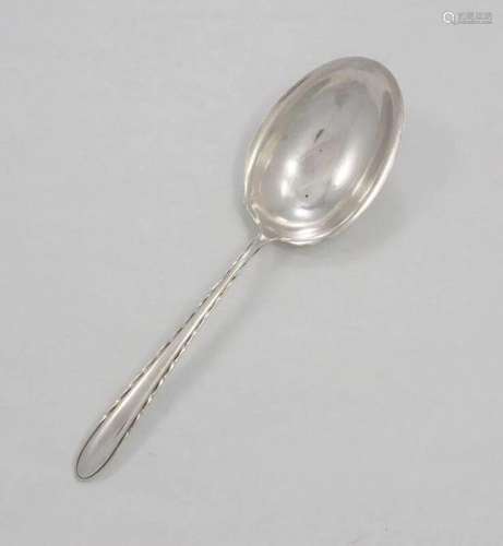 Silver Flutes by Towle Sterling Silver Large Berry Spoon 9 3...