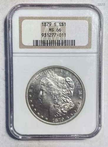 1879 S Morgan Dollar NGC MS-66