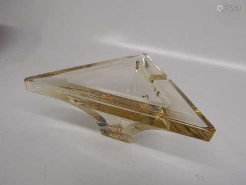 Carlo Nason - Triangular ashtray - Glass
