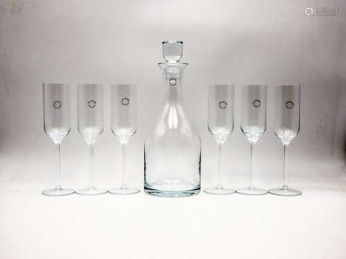 Drinking Set, with bottle (7) - Glass