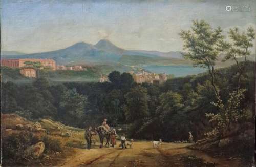 Domenico Pasquale Cambiaso (1811-1894) - Napoli da Posillipo