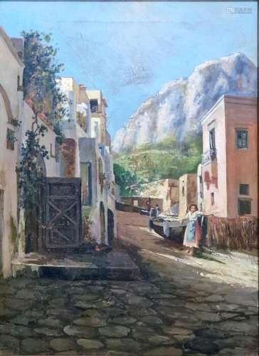 Bernardo Hay (1864-1931) - Vita a Capri
