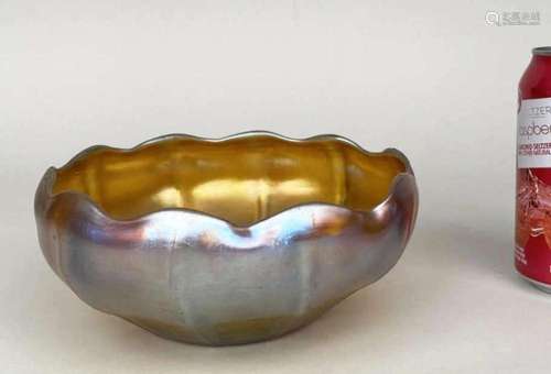 Large Tiffany Favrile Glass Bowl