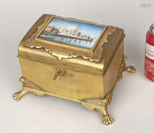 Tiffany & Co. Gilt Bronze Taj Mahal Lidded Box