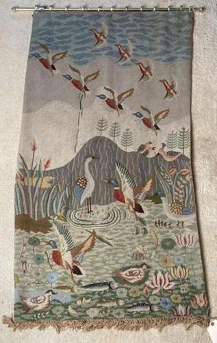 Tapestry Panel, Waterfowl #2