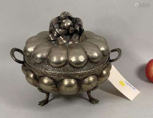 Continental Silver (Plated) Footed Covered Tureen