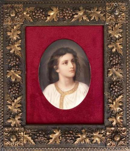 Lauterbach Porcelain Portrait Plaque