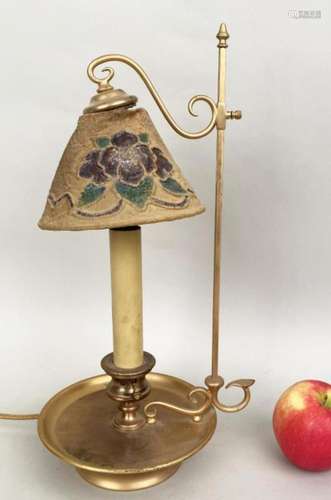 Tiffany Furnaces Favrile Chamberstick Table Lamp