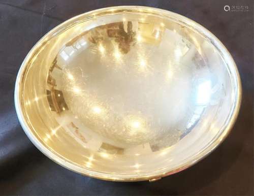 TIFFANY & CO. STERLING SILVER FOOTED BOWL