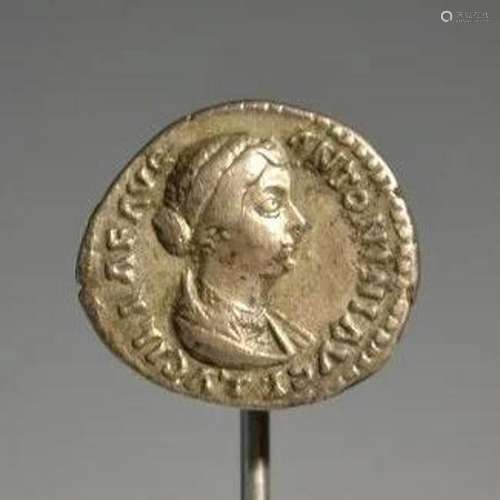 Ancient Roman Silver Denar LVCILLAE AVG ANTONINI AVG F