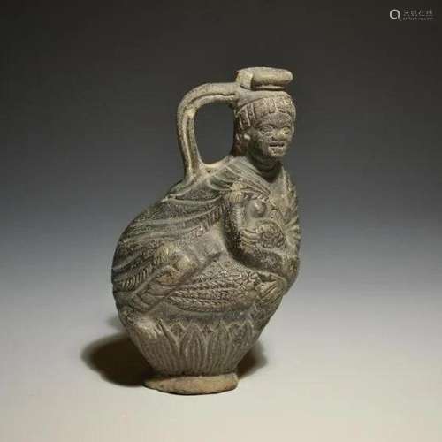 Ancient Egyptian Alexandrian Figural Flask